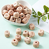 Natural Wood Beads WOOD-WH0112-73B-5