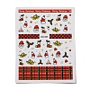 Christmas Theme Nail Decals Stickers MRMJ-F017-08-1