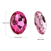 Imitation Taiwan Acrylic Rhinestone Cabochons GACR-A007-13x18mm-M-5