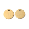 304 Stainless Steel Charms STAS-Q308-09F-G-1