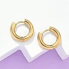 Ion Plating(IP) 304 Stainless Steel Huggie Hoop Earrings EJEW-F111-14mm-G-1