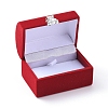 Lady Bag with Bear Shape Velvet Jewelry Boxes VBOX-L002-E02-3