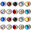 20Pcs 2 Bags 10 Colors PP Plastic Lapel Pin Backs JEWB-CY0001-06-1