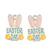 Easter Alloy Enamel Pendants ENAM-I055-01KCG-06-1