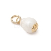 Natural Freshwater Pearl Pendants PALLOY-JF03398-4