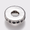 Brass Micro Pave Cubic Zirconia Bead Spacers LS-ZIRC-K074-11A-02P-2