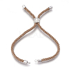 Cotton Cord Bracelet Making KK-F758-03C-P-1