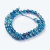 Natural Agate Beads Strands X-G-G580-8mm-05-2