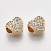 Golden Plated  Alloy European Beads MPDL-S067-21-2