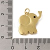 Rack Plating Brass Pave Natural Shell Pendants ZIRC-F142-07G-3