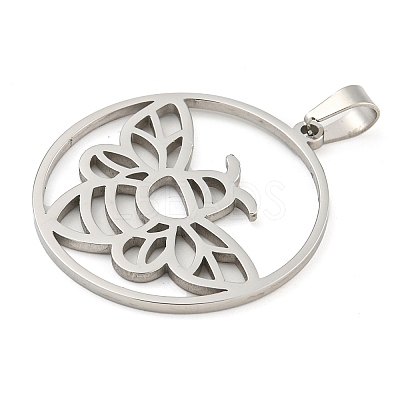 Non-Tarnish 304 Stainless Steel Pendants STAS-Z076-14P-1