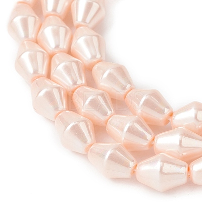 Electroplate Opaque Glass Imitation Pearl Bead Strands EGLA-H113-05A-1