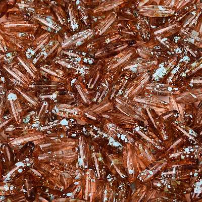 Picasso Transparent Glass Seed Beads SEED-N012-11D-1