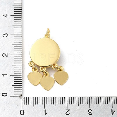 Golden Brass Pendants KK-A198-01G-03-1