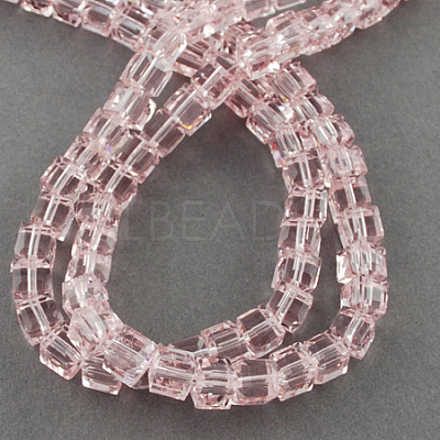 Glass Bead Strands GLAA-R041-6x6mm-07-1