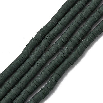 Handmade Polymer Clay Beads Strands LS-CLAY-R089-4mm-Q081-1