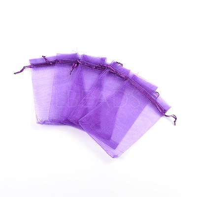 Organza Gift Bags with Drawstring OP-R016-10x15cm-20-1