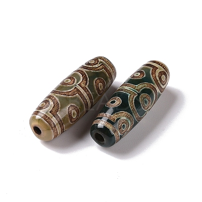 Tibetan Style dZi Beads TDZI-E004-12-1