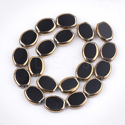 Electroplate Glass Beads Strands X-EGLA-S188-03A-1