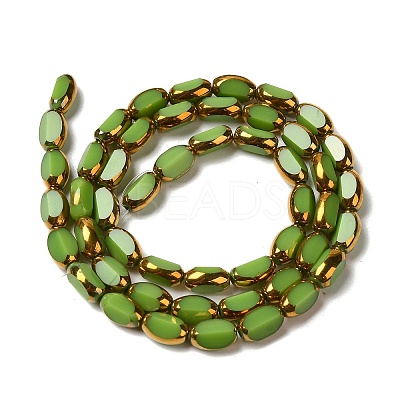 Electroplate Glass Beads Strands EGLA-P061-02A-08-1