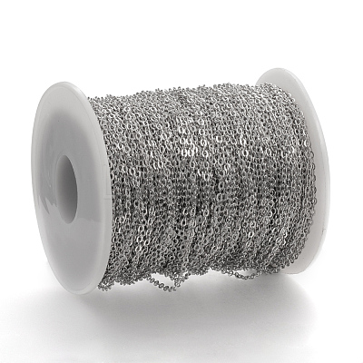 Brass Cable Chains KK-S332-21P-1