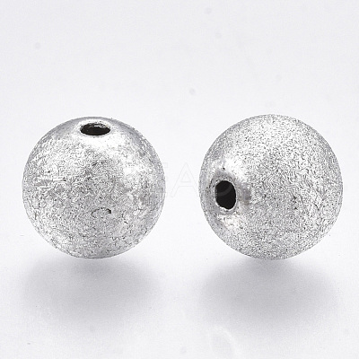 Plating Acrylic Beads OACR-S015-19-10mm-1