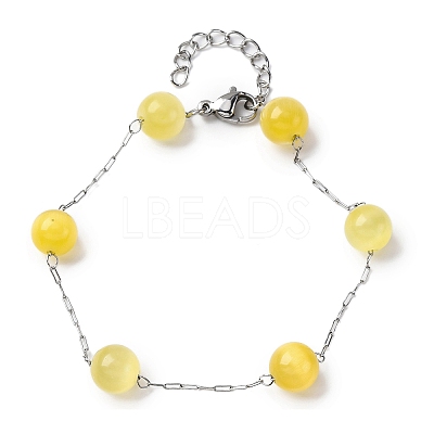 304 Stainless Steel Cable Chain Bracelets BJEW-C094-01P-03-1