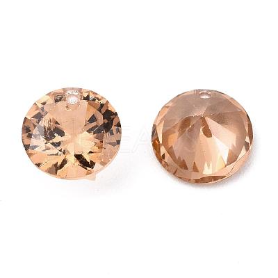 Cubic Zirconia Charms ZIRC-N033-A-06-1