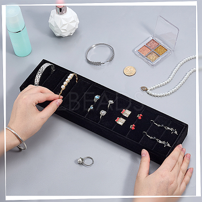 Velvet Bangle Organizer Display Trays BDIS-WH0008-20A-1