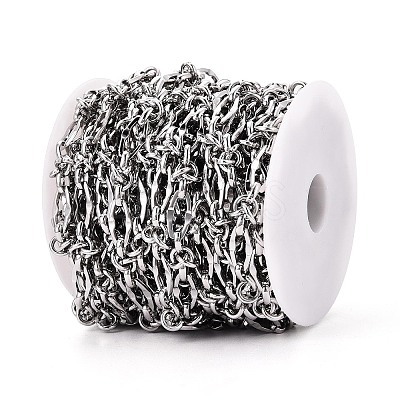 304 Stainless Steel Oval Link Chains CHS-Q006-11P-1