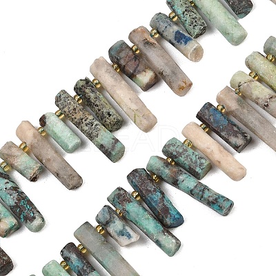 Natural Chrysocolla Beads Strands G-F829-A05-01-1