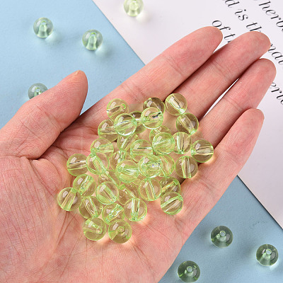 Transparent Acrylic Beads MACR-S370-A10mm-728-1