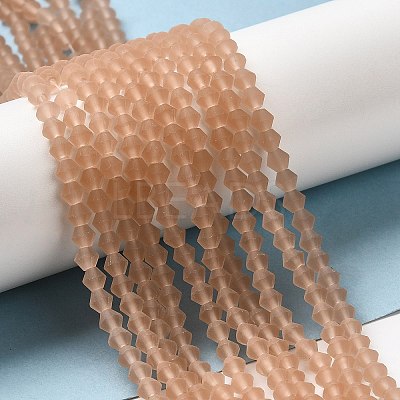 Imitate Austrian Crystal Frosted Glass Beads Strands LS-EGLA-A039-T2mm-MD12-1