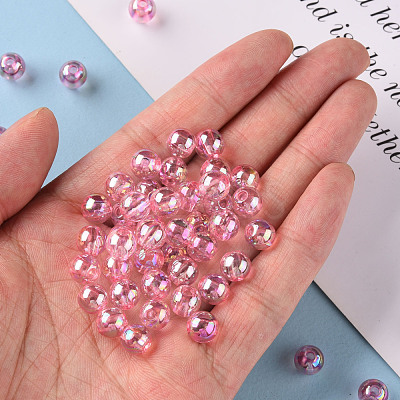 Transparent Acrylic Beads MACR-S370-B8mm-704-1