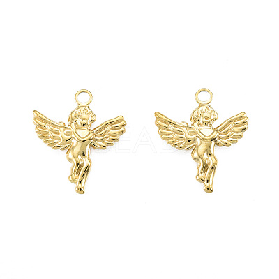Ion Plating(IP) 201 Stainless Steel Pendants STAS-N098-237LG-1