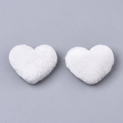 Velvet Cloth Fabric Covered Cabochons WOVE-S084-14L-1