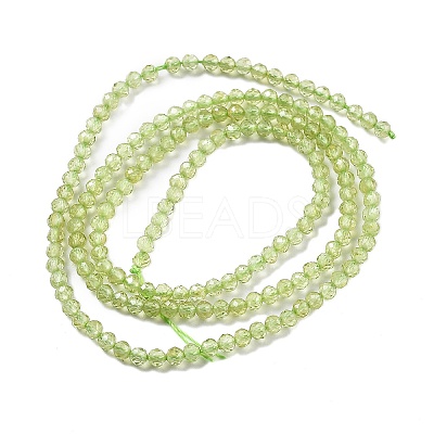 Natural Peridot Beads Strands G-B107-A06-01A-1