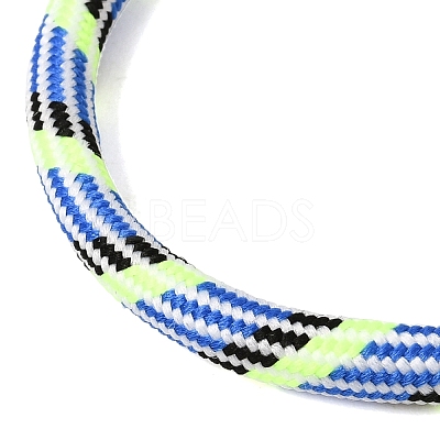 Braided Round Polyester Cord Bracelet Makings FB-CBAEDA0-01G-29-1