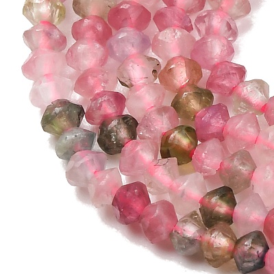 Natural Multicolor Tourmaline Beads Strands G-D110-C02-04-1