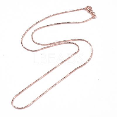 Brass Venetian Chain NJEW-E151-02RG-1