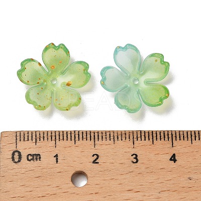 Acrylic Bead Caps OACR-H056-01I-1