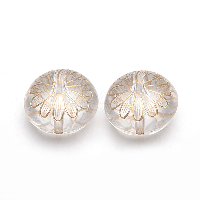 Plating Acrylic Beads PACR-S219-12-1