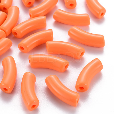 Opaque Acrylic Beads X-MACR-S372-001B-S025-1