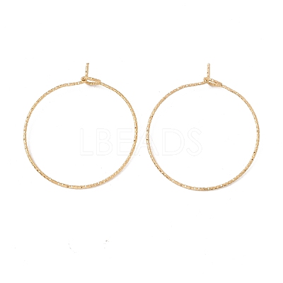 Ion Plating(IP) 316 Surgical Stainless Steel Hoop Earrings Findings STAS-D183-02G-02-1