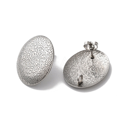 Non-Tarnish 304 Stainless Stud Earring Findings STAS-M314-02D-P-1