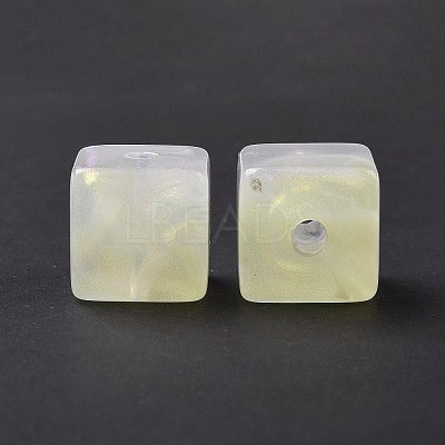 Opaque Acrylic Beads OACR-E014-18H-1