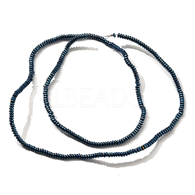 Electroplated Synthetic Non-magnetic Hematite Beads Strands X-G-L613-G01-01C-1