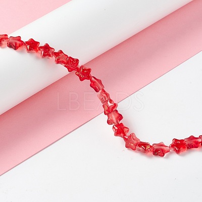 Transparent Glass Beads Strand GLAA-F112-04H-1