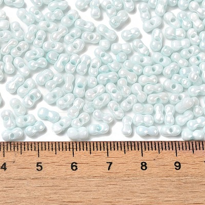 Opaque Colours Luster Glass Seed Beads SEED-B001-01A-02-1