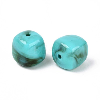 Opaque Acrylic Beads OACR-ZX006-33Q-1